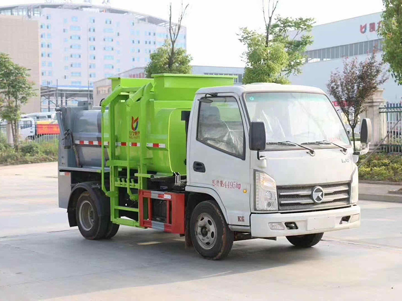國(guó)六凱馬4m3餐廚垃圾車(chē)